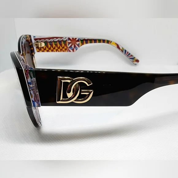 NEW AUTH Dolce & Gabbana DG4449 Butterfly Havana Sunglasses Women